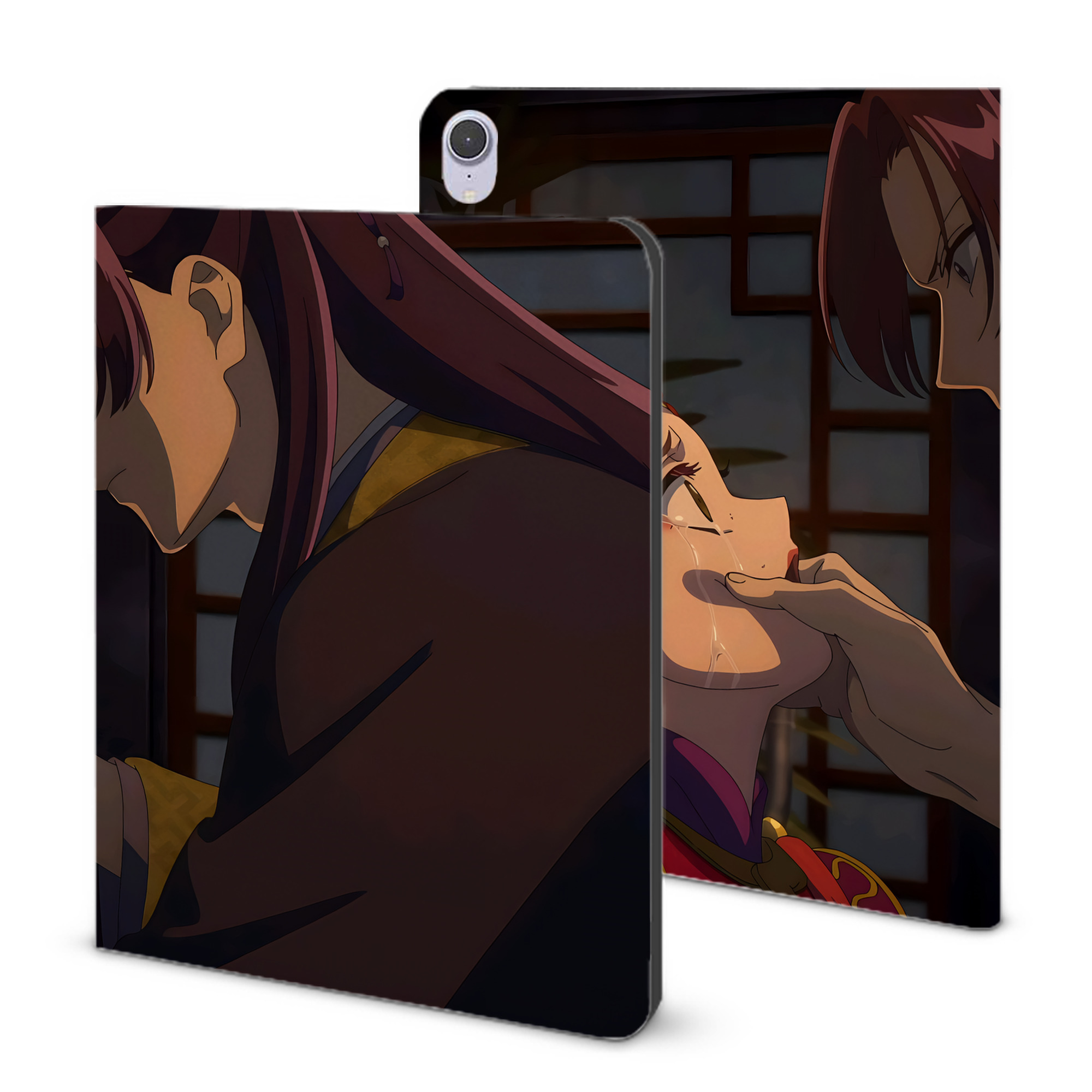 （画像用） 薬屋のひとりごと The Apothecary Diaries IPad ケース ブック型 PUレザー TPU 耐衝撃 軽量 薄型 ペン収納なし 全面保護 IPad 各モデル対応